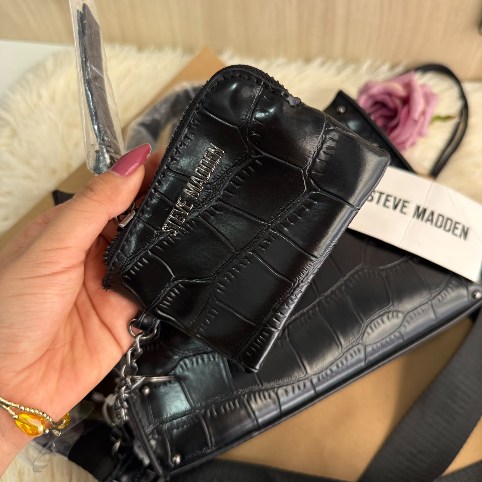 Bolsa mini tote de Steve Madden