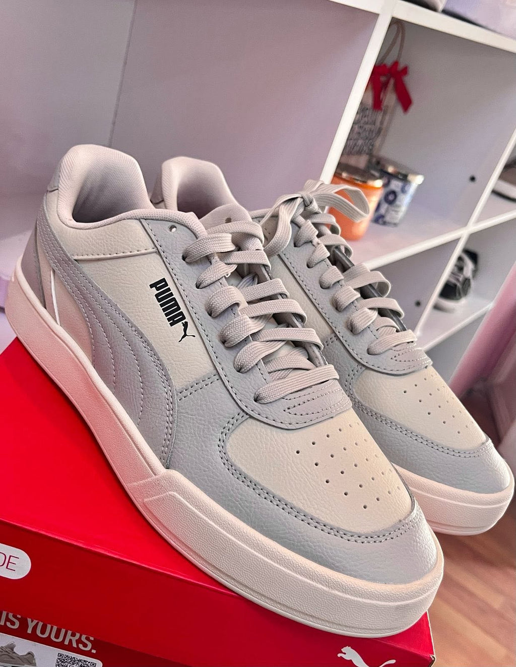 TENIS PUMA CAVEN 2.0 GRIS HOMBRE