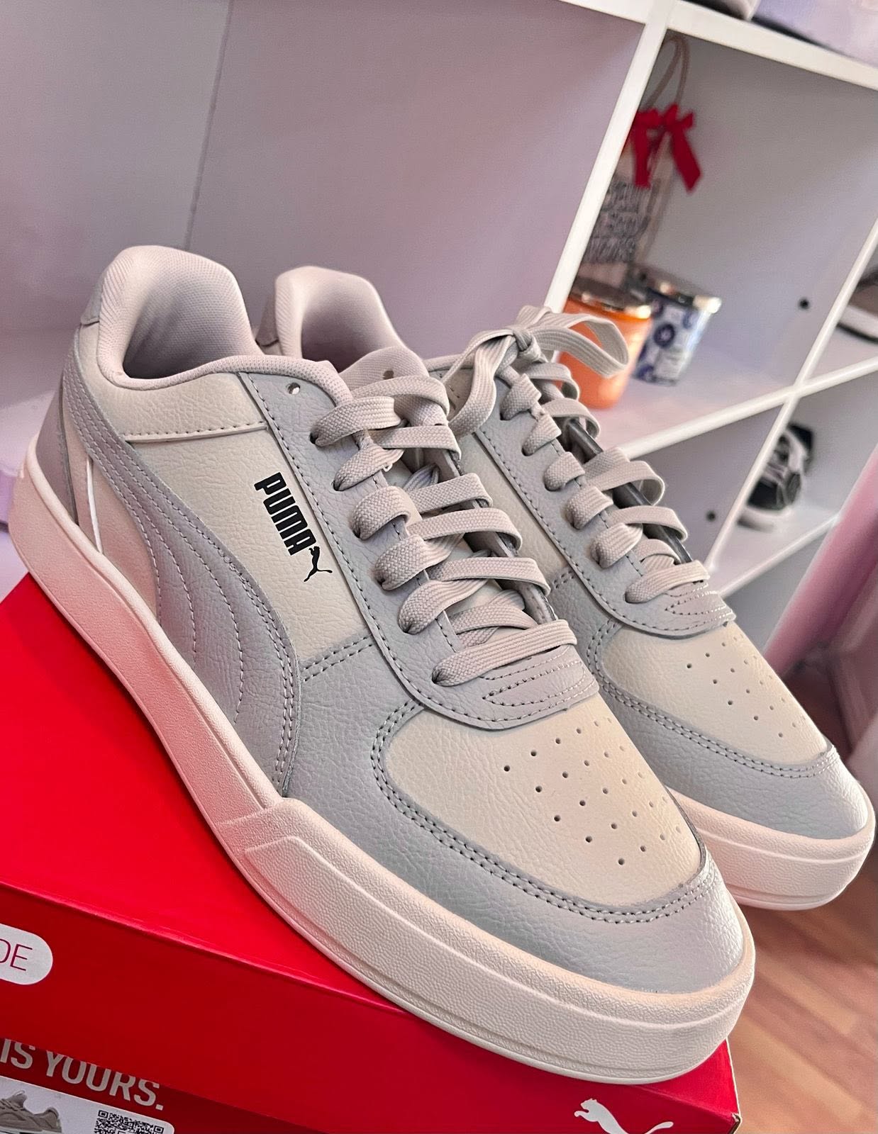 TENIS PUMA CAVEN 2.0 GRIS HOMBRE