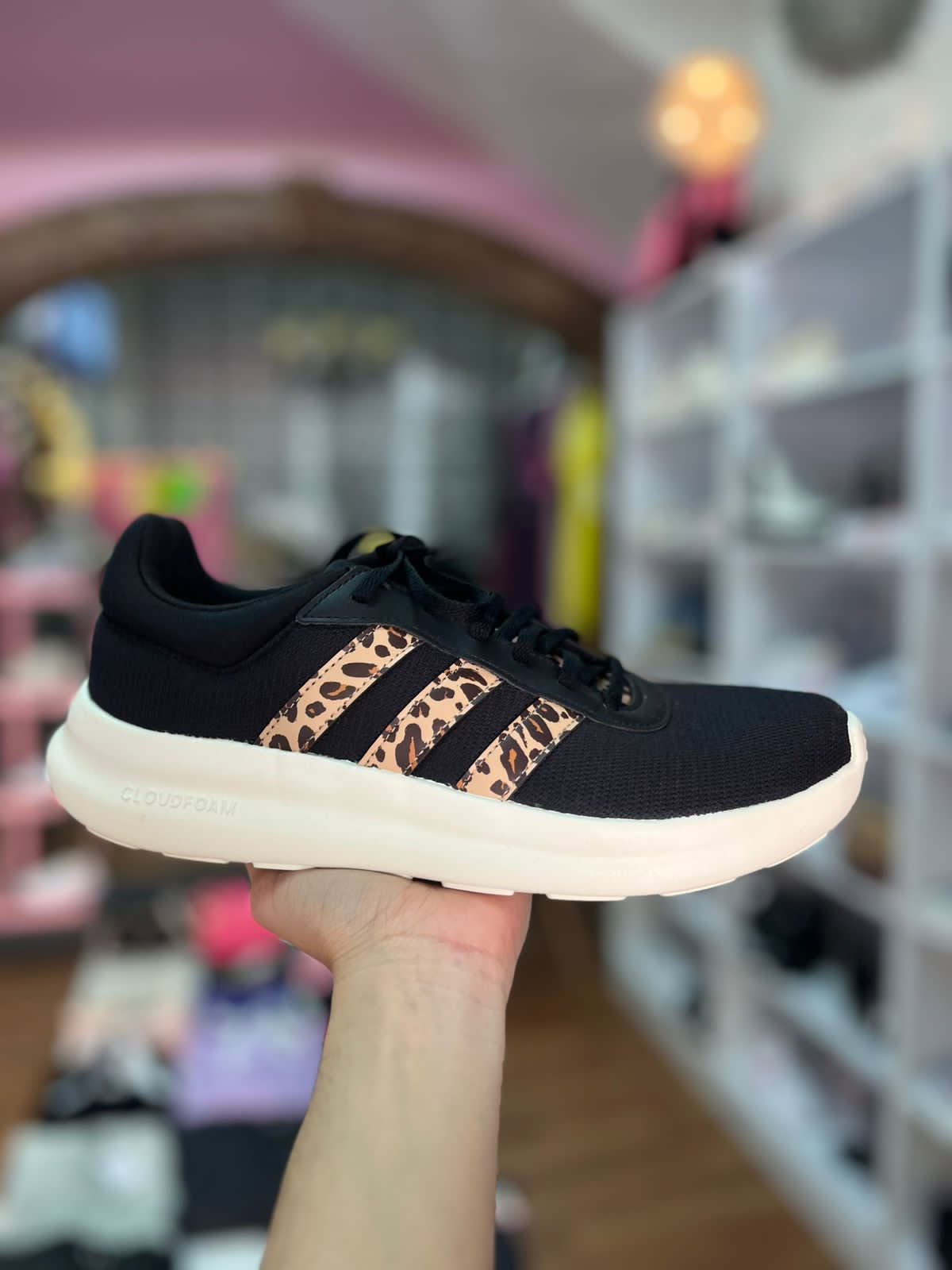 ADIDAS BLACK ANIMAL PRINT