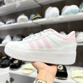 ADIDAS PLATAFORMA WHITE & PINK