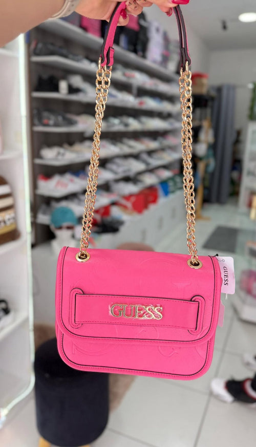 BOLSA GUESS ROSA CHICLE