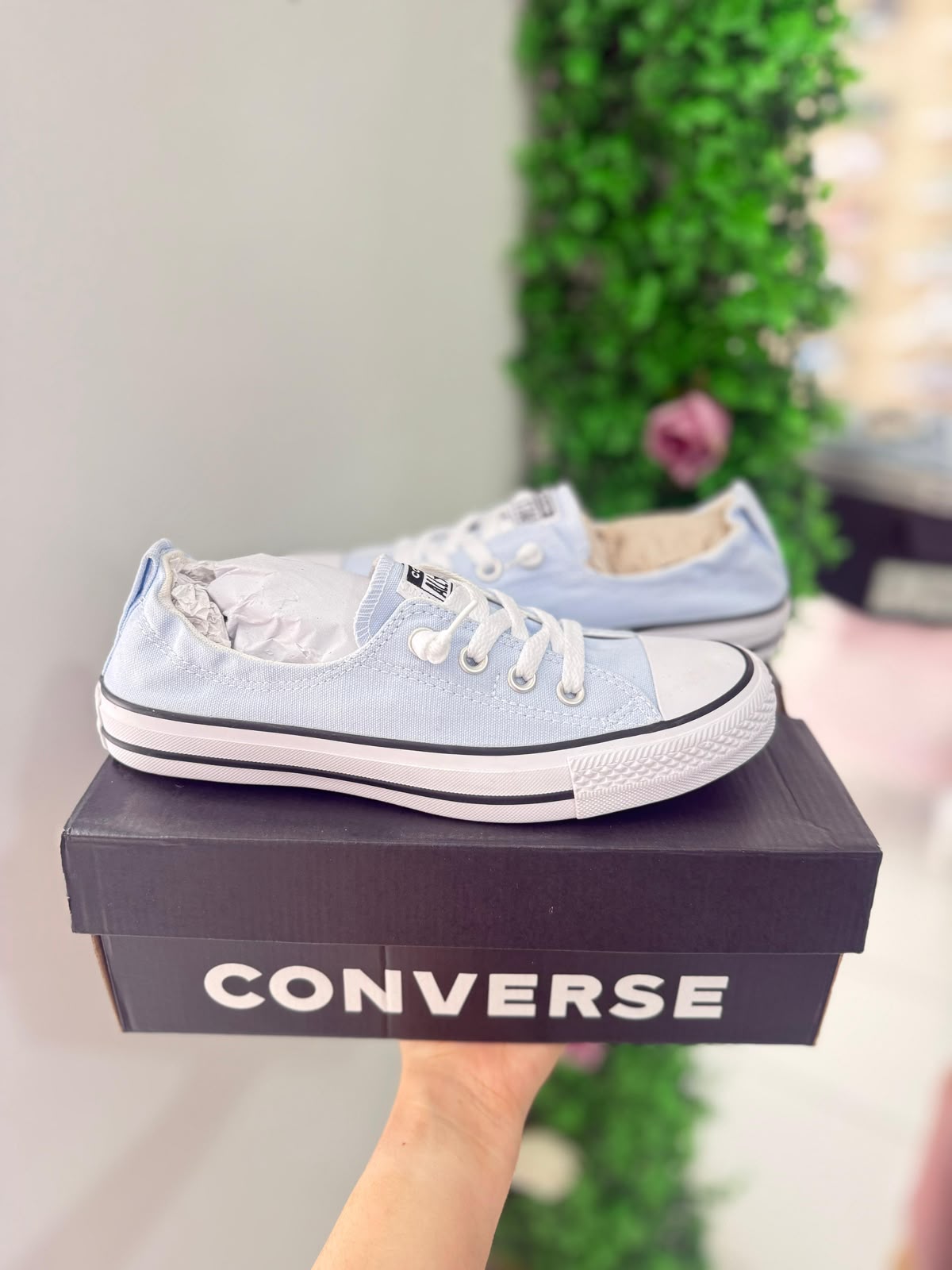 CONVERSE CHOCLO AZUL CIELO