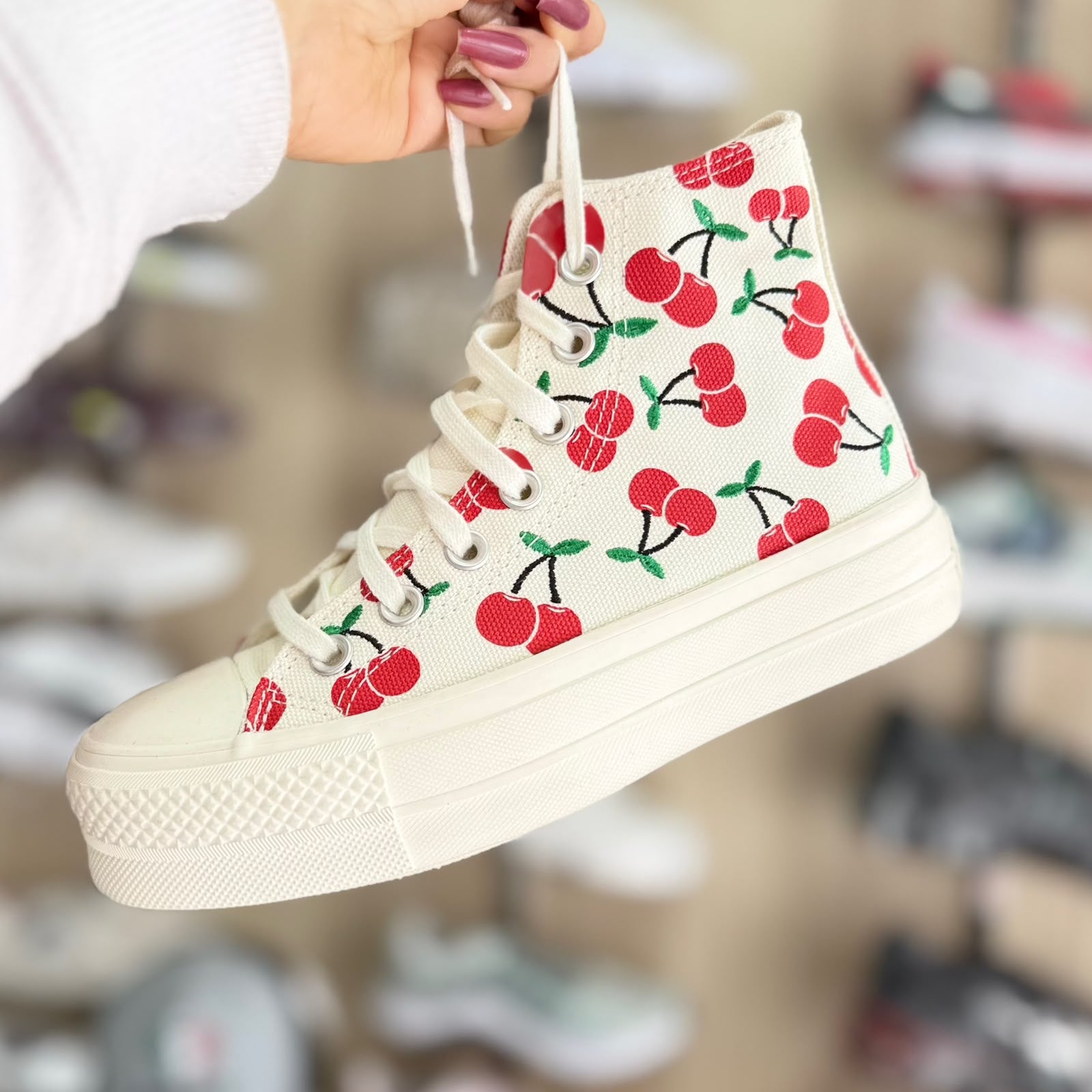 CONVERSE CHERRY PLATAFORMA