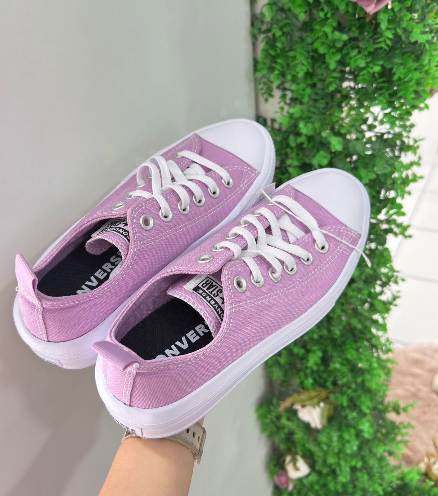 CONVERSE CHOCLO UVA DE PLATAFORMA