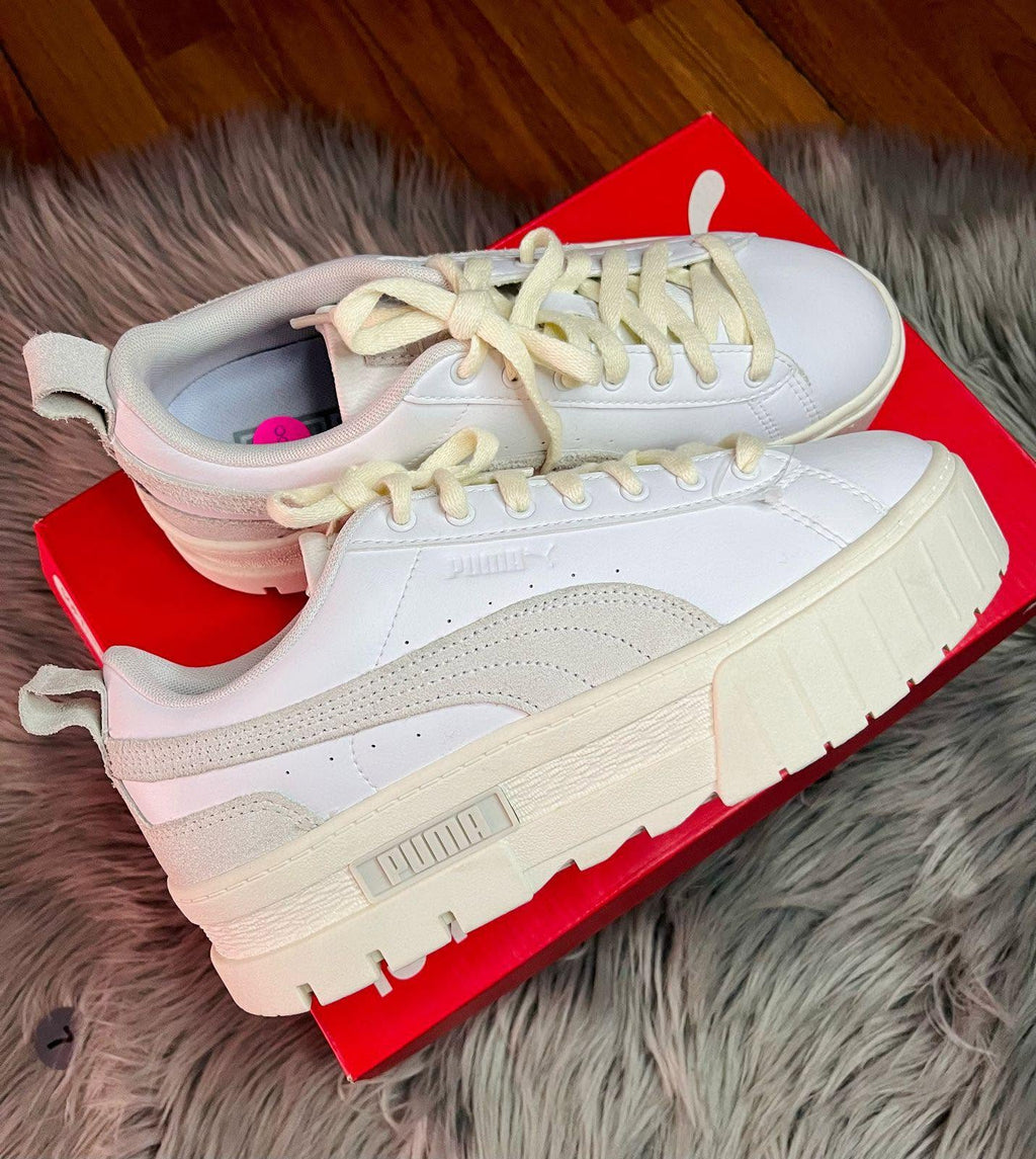 PUMA PLATAFORMA BLANCO