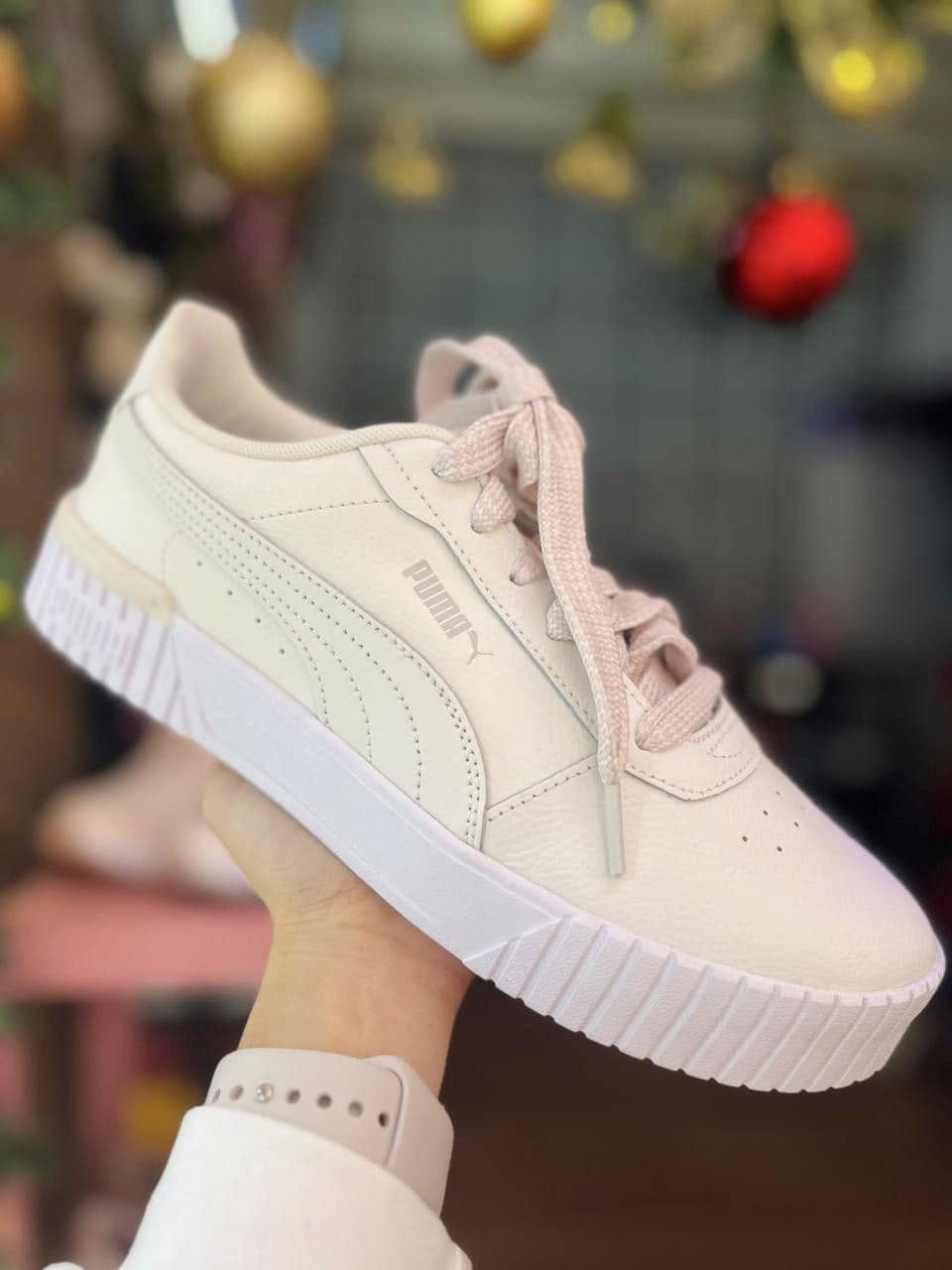 PUMA PLATAFORMA CREMA