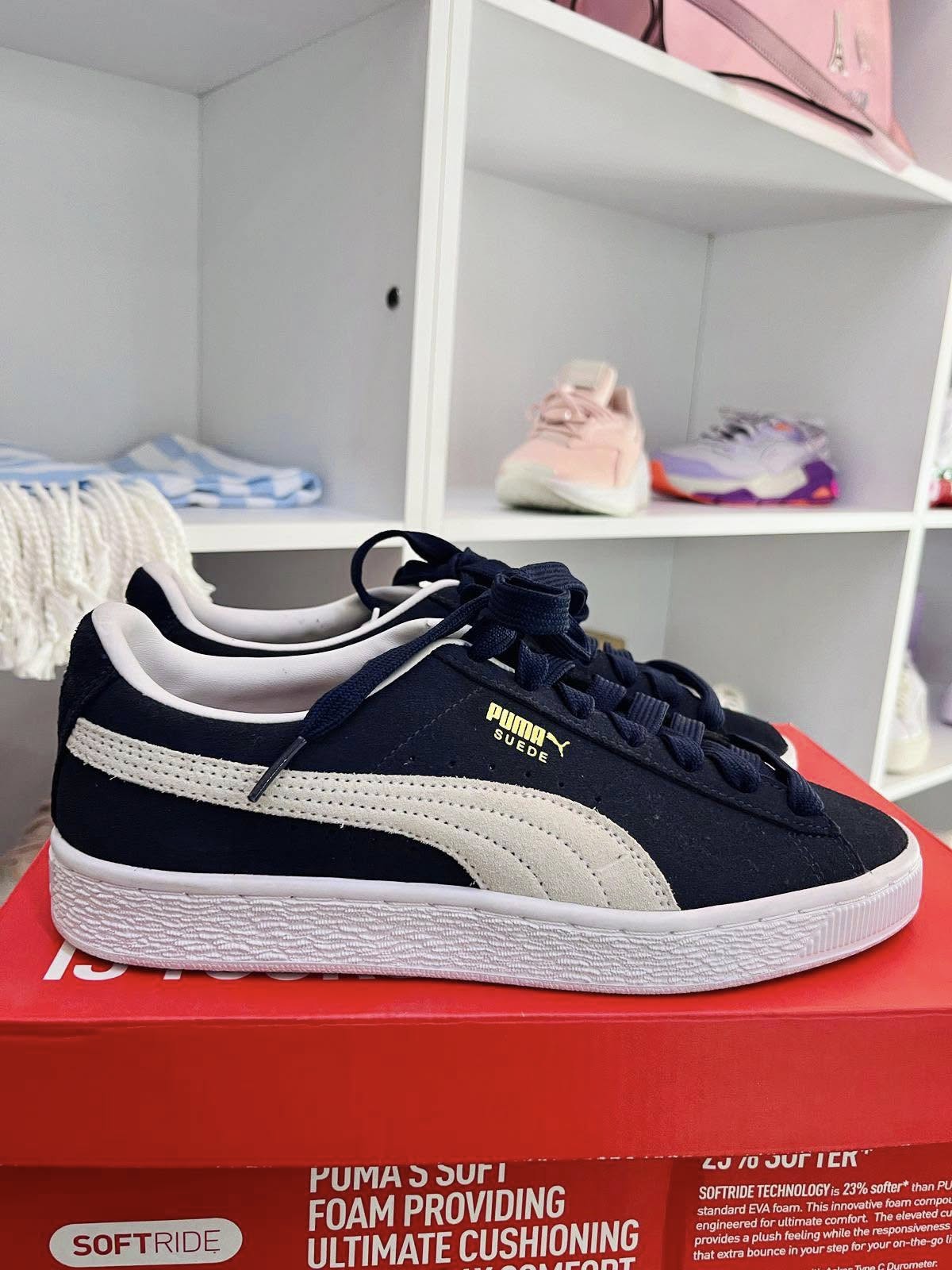 PUMA SUEDE AZUL MARINO