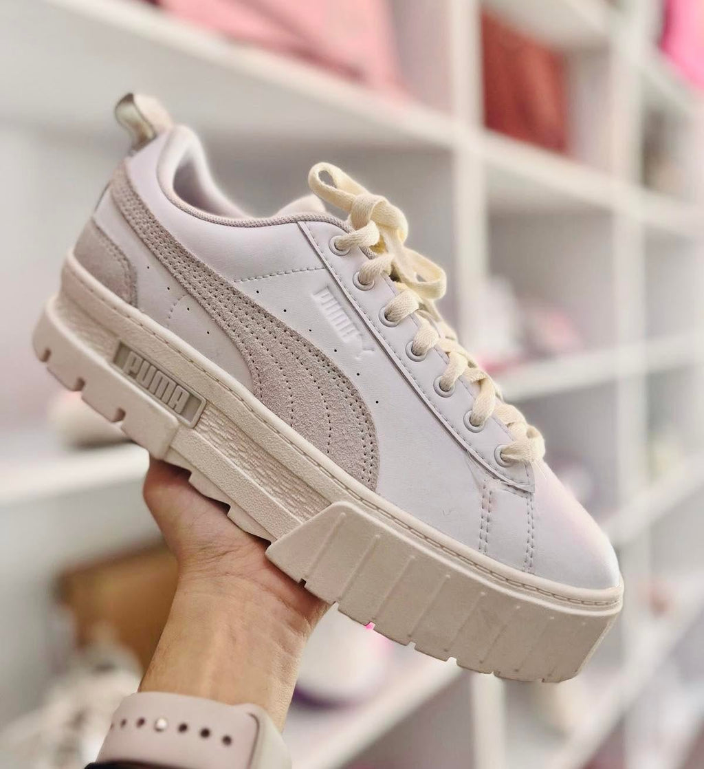 PUMA PLATAFORMA BLANCO