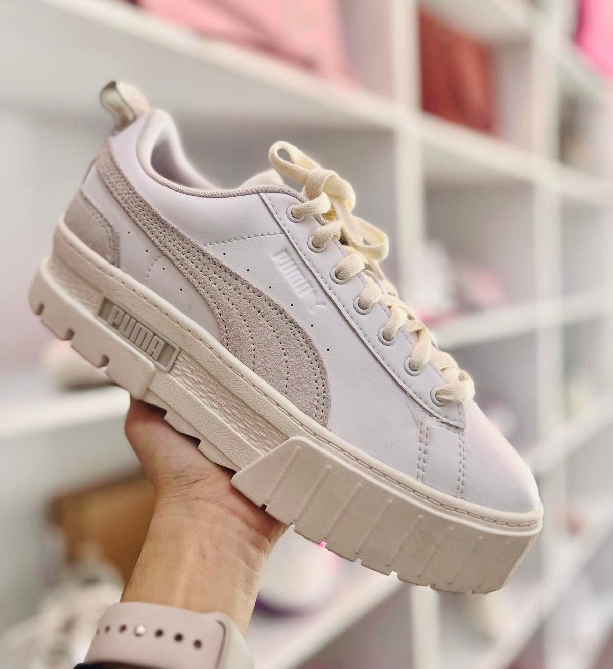 PUMA PLATAFORMA BLANCO
