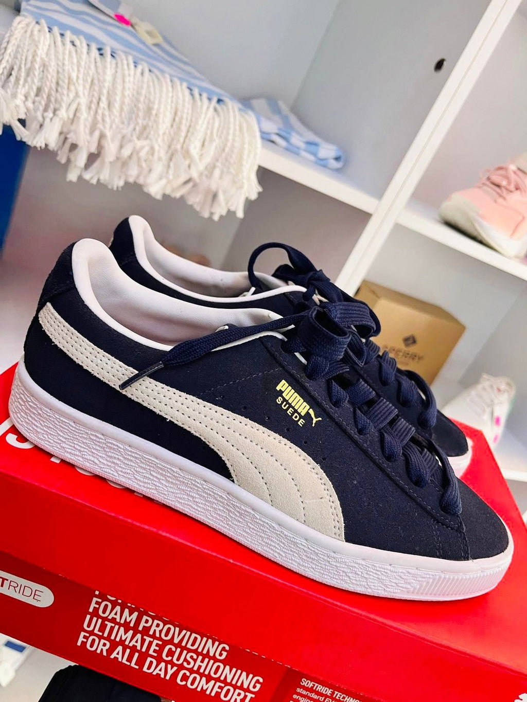 PUMA SUEDE AZUL MARINO