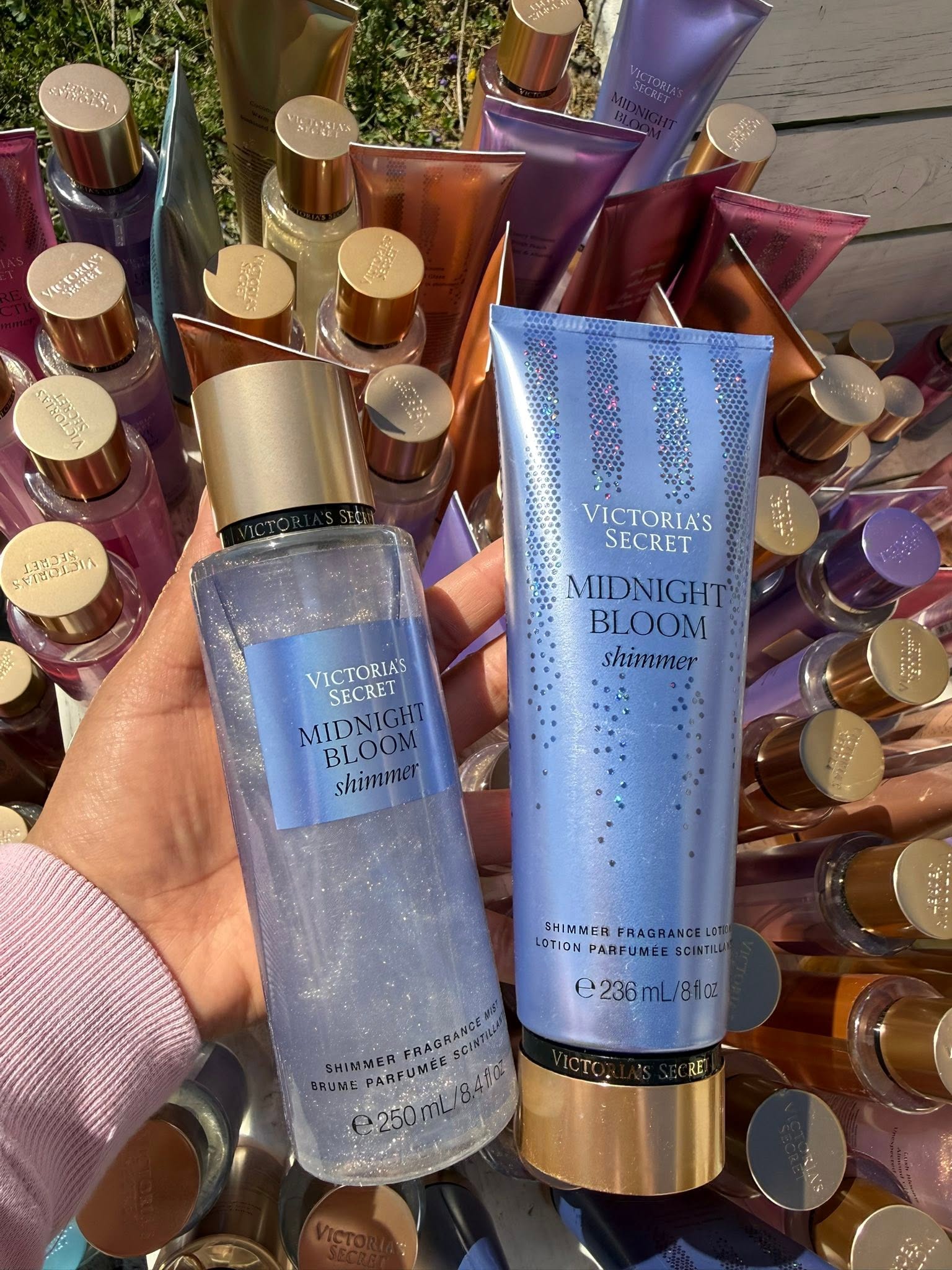 DUO VICTORIA'S SECRET SHIMMER MIDNIGHT BLOOM