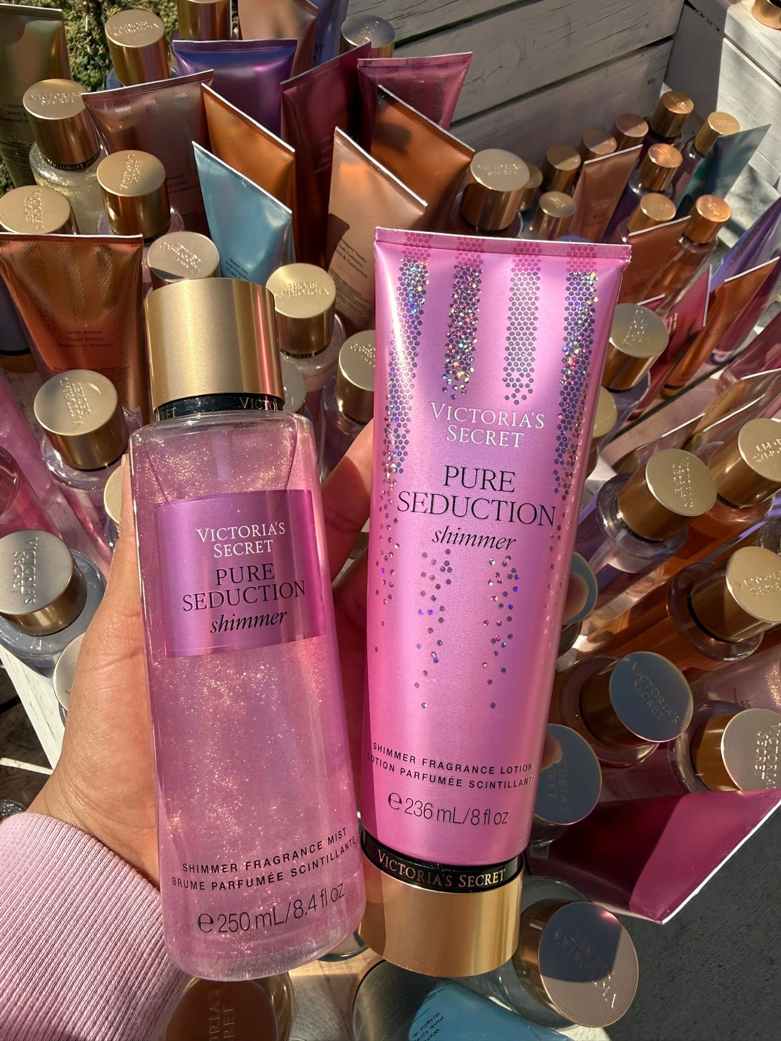 DUO VICTORIA'S SECRET SHIMMER PURE SEDUCTION