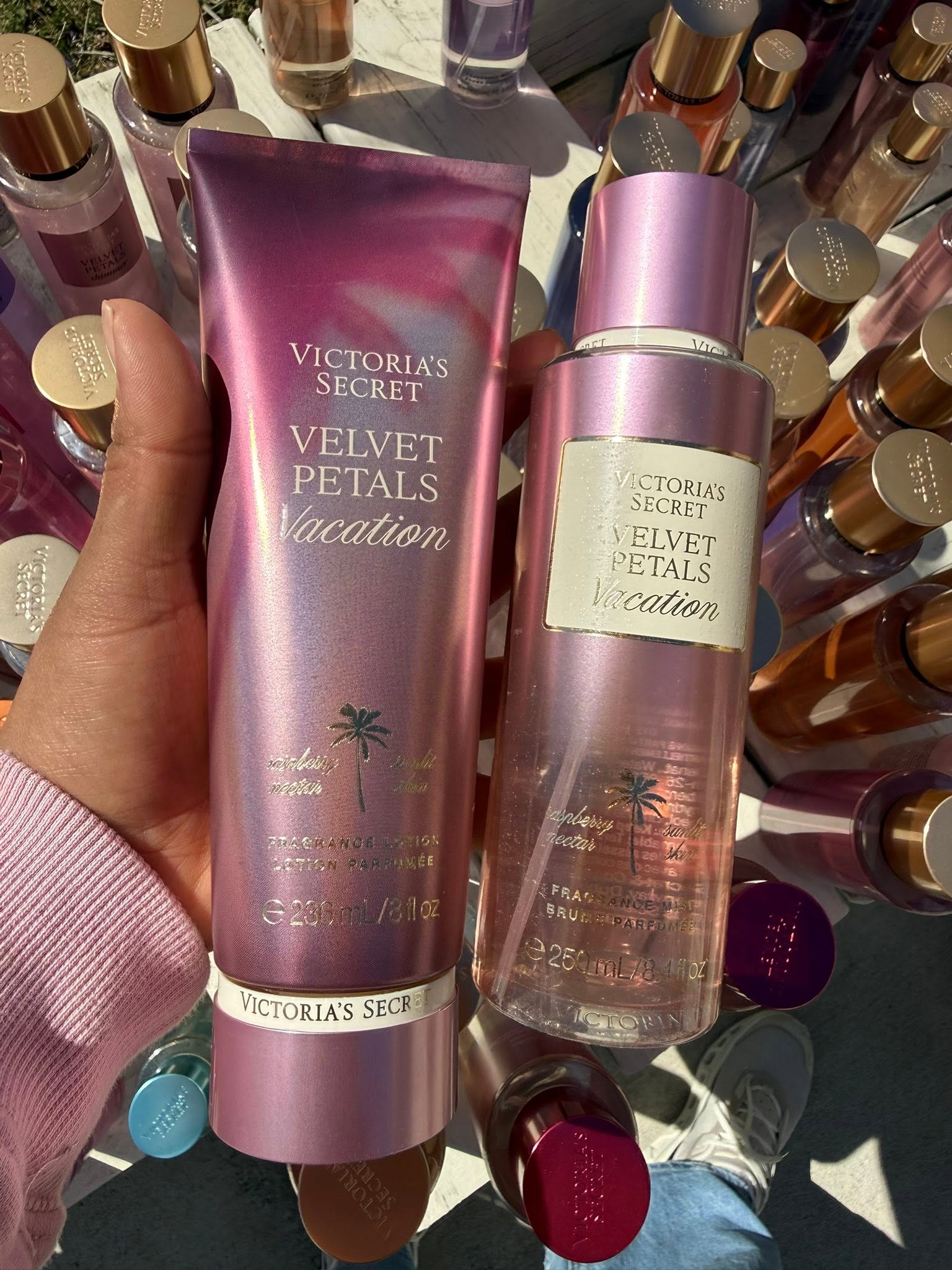 DUO VICTORIA'S SECRET VACATION VELVET PETALS