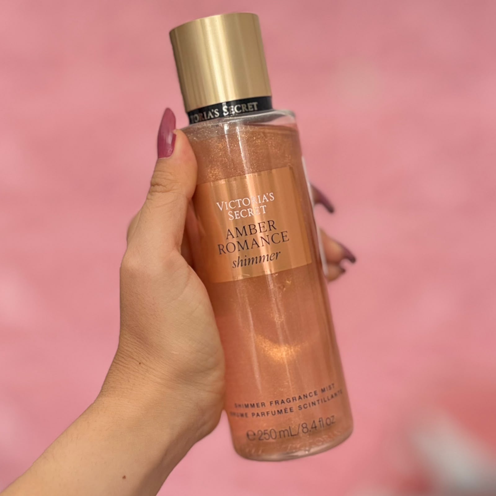 LOCION VICTORIA'S SECRET SHIMMER AMBER ROMANCE