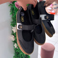 ZAPATILLAS GUESS ESTILO MARY JANE NEGRAS