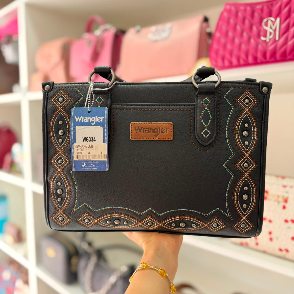 Bolsa de mano negra Wrangler